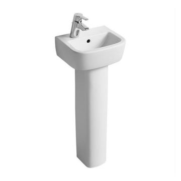 TEMPO T0595 350MM 1LTH H/RINSE BASIN WHT T059501