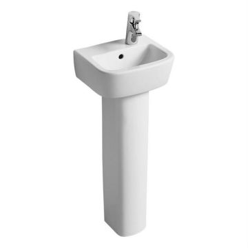 TEMPO T0597 350MM 1RTH H/RINSE BASIN WHT T059701