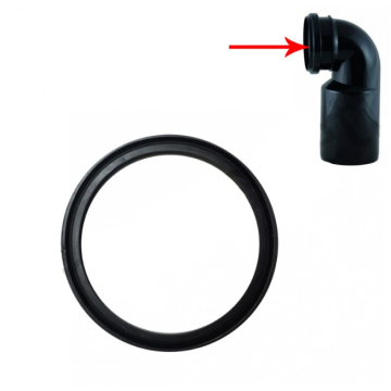 Tece Concealed Cistern Waste Water Elbow Seal TECE  009