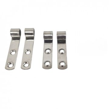 Toilet Seat Hinge Set Of Straps NO Screws A9109