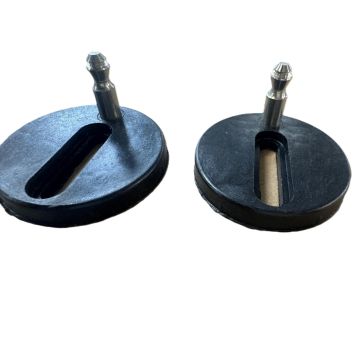 Toilet Seat Hinge, Top Fix WC Toilet Seat Hinges Fittings for WC Toilet Blind Holes Replacement   99875