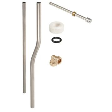Twyford Flushpipe & Spreader Exposed (Univ) 1 Person SS6051SS
