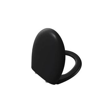 Vitra Memoria Toilet Seat, Matt Black, Soft Close 106-083-009