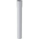 Geberit flush bend extension, straight, with ring seal socket: d=44mm, white alpine   118.131.11.1