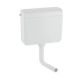 Geberit exposed cistern AP112, stop-and-go flush, lateral or rear centre water supply connection: white alpine 136.230.11.1