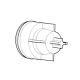 Geberit non-return valve for spray head   243.334.00.1