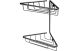 Delly 2-TIER CORNER STORAGE - BLACK
