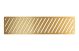 LINEAR SHOWER WASTE COVER BRUSHED BRASS