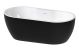 ROUND FLAT DE FS 0TH BATH 1650X745 BLACK
