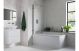 HINGED STRAIGHT EDGE BATH SCREEN