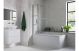 TWO PANEL FOLDING BATH SCREEN