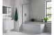 FRAMED FOUR FOLD BATH SCREEN