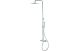 ZurichTHERMO SQR SHWR&FIXED HEAD/RISER-CH