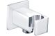HANDSET WALL BRACKET&WALL OUTLET-SQUARE