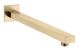 SQUARE SHOWER ARM BRUSHED BRASS