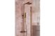 SQUARE THERM BAR MIXER W/RISER BRONZE