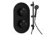 AURLumpurPK 2 - SHOWER VALVE & KIT BLACK