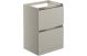 Auckland 600 2DRW F/S UNIT(NO TOP)-LATTE