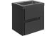 CONTRAST 605 WALL UNIT & 1TH BASIN BLACK