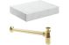 NATURAL 600 WHT SHELF/BOTTLE TRAP BRASS