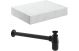 NATURAL 600 WHT SHELF/BOTTLE TRAP BLACK