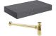 NATURAL 800 GREY SHELF/BOTTLE TRAP BRASS