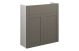  Glasgow  600 SLIM B/UNIT L/GREY CAB STONE D
