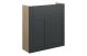  Glasgow  600 SLIM B/UNIT OAK CAB GRAPH DRS
