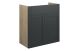  Glasgow  600 STD B/UNIT OAK CAB GRAPH DRS