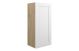  Glasgow  300 SLIM OAK CAB MATT WHITE DOOR