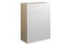  Glasgow  600 STD WC OAK CAB WHITE FASCIAS
