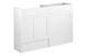  Glasgow  STD 1236 BASIN&WC OAK CAB/WHITE