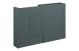  Glasgow  SL 1236 BASIN&WC OAK CAB/GREEN