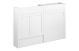  Glasgow  SL 1236 BASIN&WC OAK CAB/WHITE