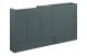  Glasgow  SL 1536 BAS/WC/1DR OAK CAB/GREEN