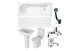 2GO FULL SUITE WITH BATH & CHROME