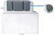 CONCEALED CISTERN SIDE INLET