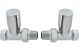 PATTERNED CHROME RAD VALVES-STRAIGHT