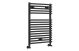 TEPLO RND LADDER RAD 730 X 500 BLACK