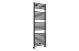 TEPLO RND LADDER RAD 1450 X 500 BLACK