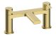 Bath Filler Oval Brushed Brass
