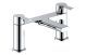 Bath Filler Oval Chrome
