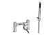 Bath Shower Mixer Oval Chrome