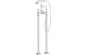 VeniceW F/STANDING BSM & SHWER KIT-CHROME