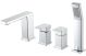 Zurich Lys 4-HOLE DECK MOUNTED BSM-CHROME