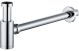 MODERN BOTTLE TRAP  EXT & FLANGE-CHROME