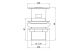 SLOTTED ROUND BASIN WASTE-CHROME
