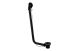 EXPOSED BATH PLUG & CHAIN WASTE BLACK