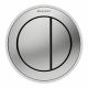 Geberit remote flush actuation type 10, pneumatic, dual flush stainless steel finish 116.057.SN.1