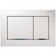Geberit flush plate Omega30 for dual flush: gloss chrome-plated, matt chrome-plated   115.080.KH.1